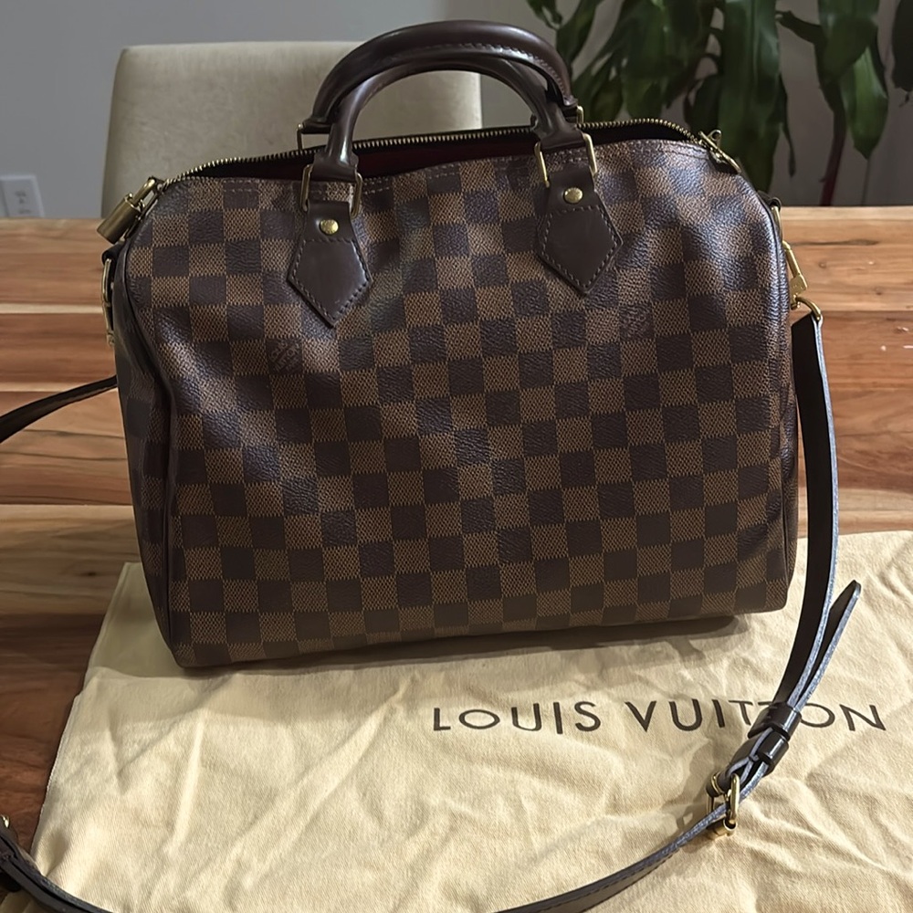 Louis Vuitton speedy Bandouliere Damier 30
